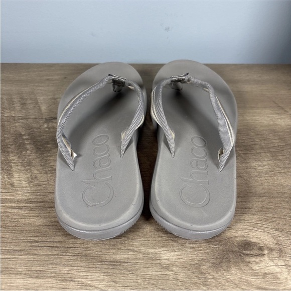 Chaco Men’s Chillos Flip Flops Sandals Gray Size 7 - Picture 6 of 9
